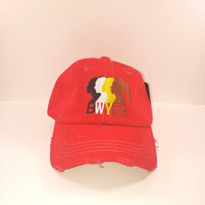 Dad Cap Distressed BWYB Logo