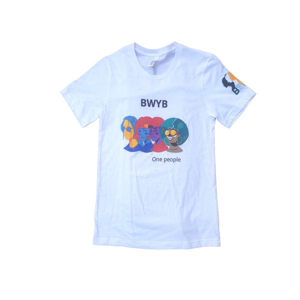 BWYB Crew neck T-shirt(Blue Hair)